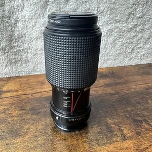 Konica 80-200mm Zoom Lens AR Mount Black Excellent f4.5 Telephoto Vintage
